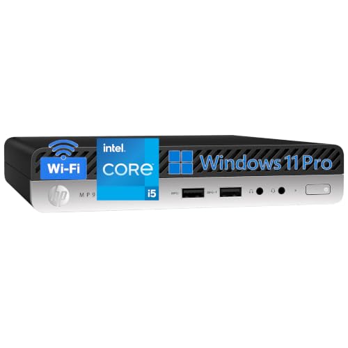 Image of HP Mini Desktop PC, Intel Core i5 6-Core, 32GB DDR4 RAM, 1TB PCIe SSD