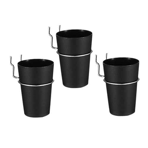 ARTIBETTER 3 Pack Pegboard Organizer Cups Hooks Small Parts Storage for Home Garage and Workshop