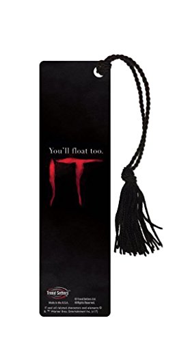 It Chapter One – Bookmark With Tassle – Pennywise The Clown – You’ll Float Too - Glossy Bookmark With Tassel For Gifting And Collecting #TOP2
