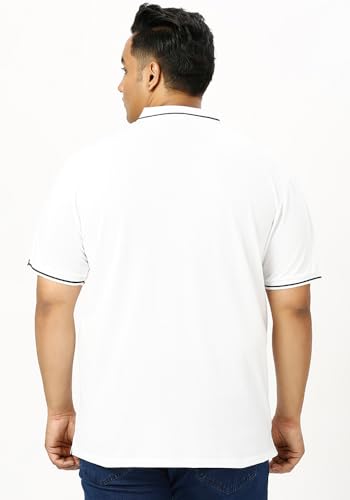 Image of Wear Your Opinion Men's Plus Size Tipped Polo Collar Neck Tshirt