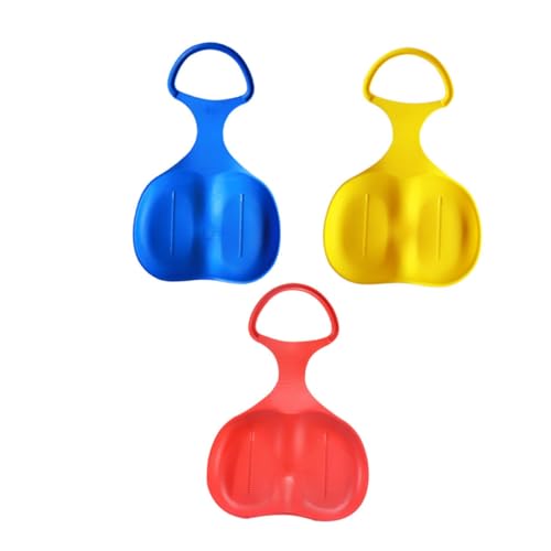 Parliky Snow Grass Sand Board Set Boys and Girls Sleds Bum Slider for Family Skiing Random