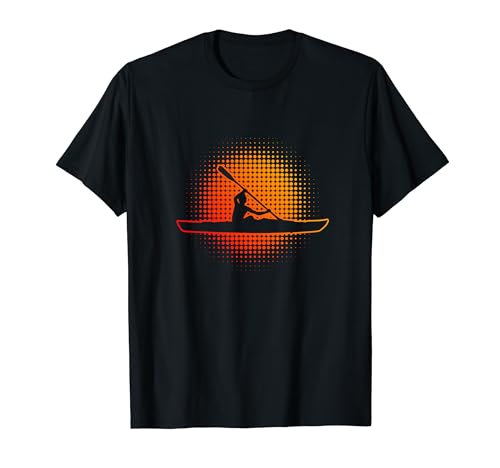 Kayak Kanu Kajak Damen Herren Kajakfahren T-Shirt