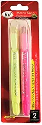 Marca Texto Kit Gel Profissional com 2 Amarelo/Rosa, Kit