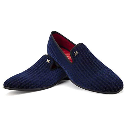 Image of JITAI Men's Dress Shoes - Casual Rubber & Leather Loafers for Men - Fashion Business Formal Wear