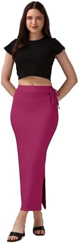 Mehrang Microfiber Saree Shapewear Petticoat for Women, Cotton Blended Shape Wear Dress for Saree