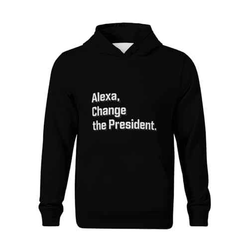 Kids Funny Change the President Boys Girls Lightweight Kangaroo Pocket Fleece Hoodies2