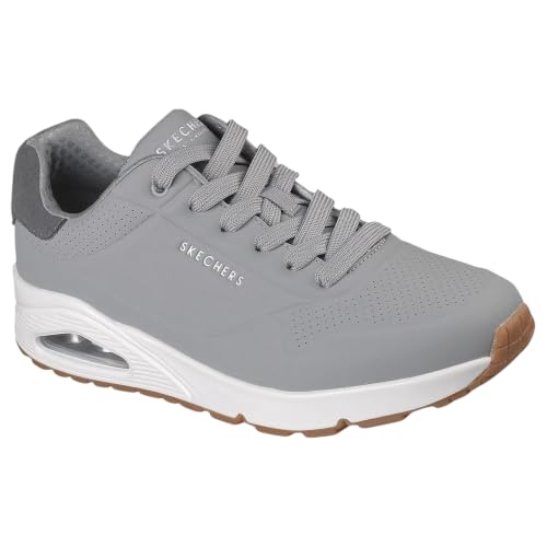 Skechers Zapatillas deportivas para hombre UNO, Gris Ltgy, 47.5 EU