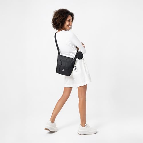 Sherpani Sadie, Nylon Crossbody Bag, Lightweight Shoulder Bag, Travel Cross Body, Crossbody Purse for Women, RFID Protection, Removable Coin Purse, Travel Gift (Raven Classic)3