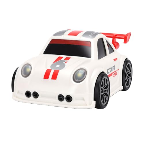 VGEBY Voiture à Dérive RC, Jouet télécommandé à 4 Modes avec Lumière LED et Détection de Gestes pour Cadeau d'anniversaire et de Noël (White)