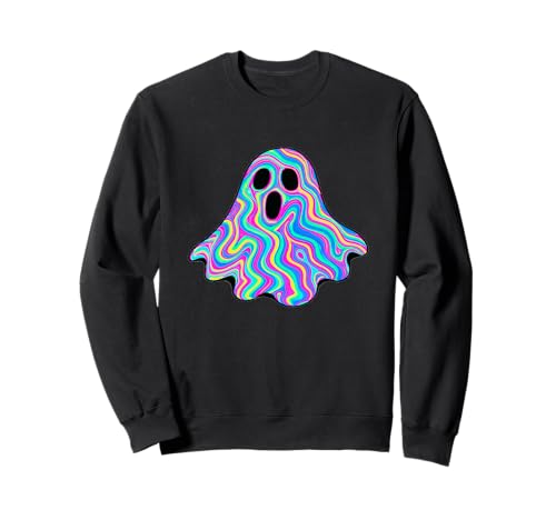 Fiesta musical de Ghost Trippy Vaporwave Techno Rave EDM Sudadera