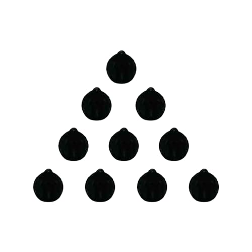 Widex Compatible Round Ear Tip Hearing Aid Domes, Pack of 10 Two Vent Domes