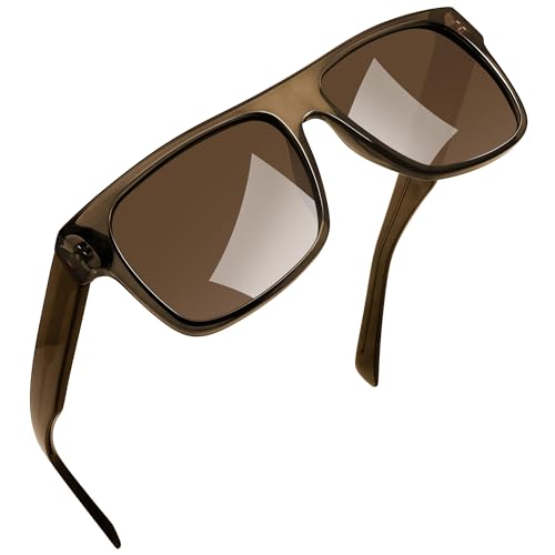 Image of Joopin Polarized Sunglasses Men Women UV400 Protection, Big Chunky Square Sun Glasses, Designer Shades Retro Sunnies Driving