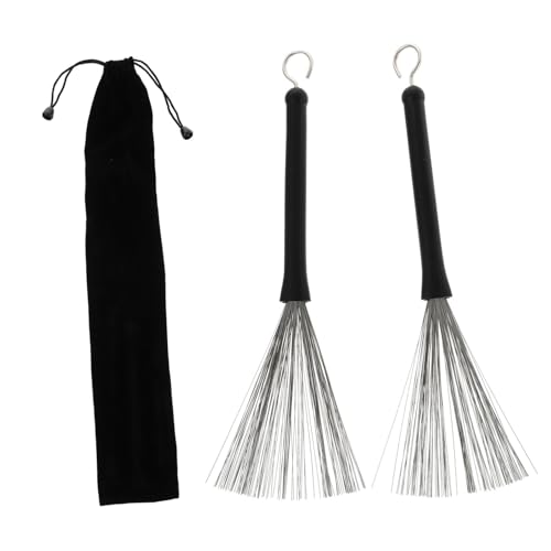 ERINGOGO Professional Drum Cleaner Bag Steel Wire Brush Set for Jazz Drum Cleaning Accessories