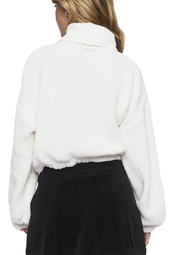 Forever 21 Women's Ribbed Turtleneck Sweater3