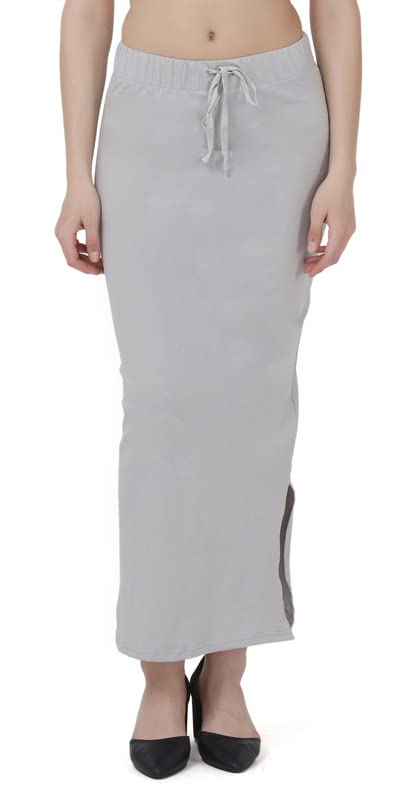 Image of Lycra Blend Cotton Saree Shapewear Petticoat for Women and Girls, Skirts Shapewear Dress for Saree
