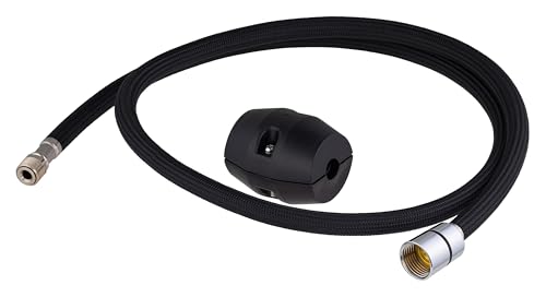 Flexible de douchette extractible d'évier, en nylon, longueur 125 cm M15x100 / M15x21 (1/2') avec contre-poids NOYON & THIEBAULT