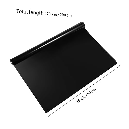 Vinilo adhesivo negro para ventana con protección solar miniatura 2