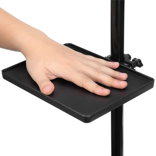 Struttura durevole: realizzato in plastica, il vassoio vanta un design robusto che resiste alla rottura, garantendo un utilizzo a lungo termine, vassoio per scheda audio del microfono, vassoio per microfono in plastica
