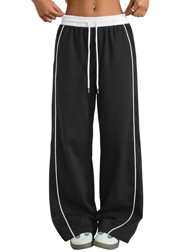 Amazon.com: ZAFUL Womens Parachute Pants Y2K Wide Leg Cargo