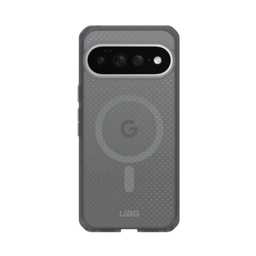 Image of Urban Armor Gear UAG Designed for Google Pixel 11 Pro XL, Dot - Compatible with Magnetic Charging, Rugged Anti-Slip Military Grade Dropproof Transparent Slim Protective Cover - Ash