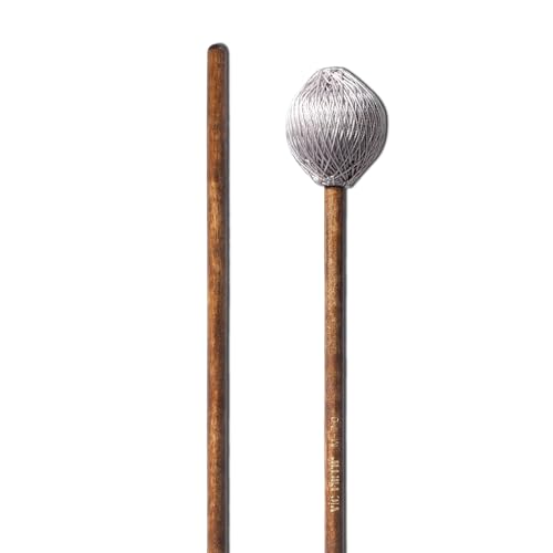 Baquetas Vic Firth Corpsmaster para Marimba Media con Cuerda Gris miniatura 1