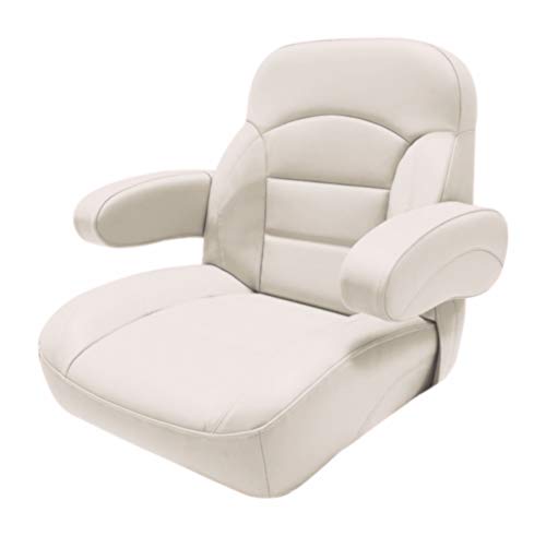 Premium Quality Captain's Chair for Yachts & Caravans, Ivory Colour, Marine Boat