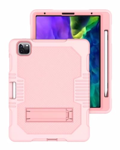 Coque iPad Air 11 rose antichoc WESB2 idéale pour les cours et les voyages