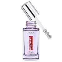 L'Oréal Paris Revitalift Hyaluronic Acid Eye Serum, 2.5% Hyaluronic Acid and Caffeine, Cooling triple bead applicator, Visibly Replumps, Brightens and De-Puffs Eyes, Validated by Dermatologists – 20ml