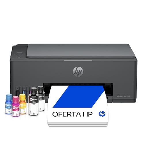 Impressora Multifuncional HP Smart Tank 581 Tanque de Tinta Colorida Wi-Fi com autorreparo, USB - Impressora, Copiadora e Scanner Cor: Cinza Chumbo (4A8D5A)