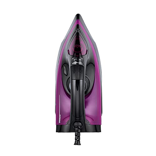 Solac - Plancha de vapor Optima Perfect 2600W | Doble sistema antical | Antigoteo | Golpe 160g/min | Vapor continuo 40g/min | Suela Cerámica | Funsión spray | Ergonómico | Planchado vertical | Negra