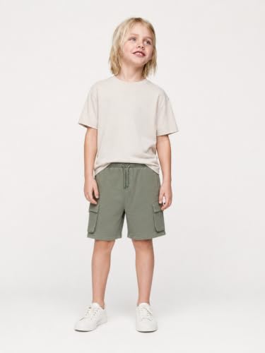 Image of Alan Jones Clothing Boys Cargo Shorts | Heavy GSM Cotton Blend Fabric | Kids & Boys Age 5-16 Years