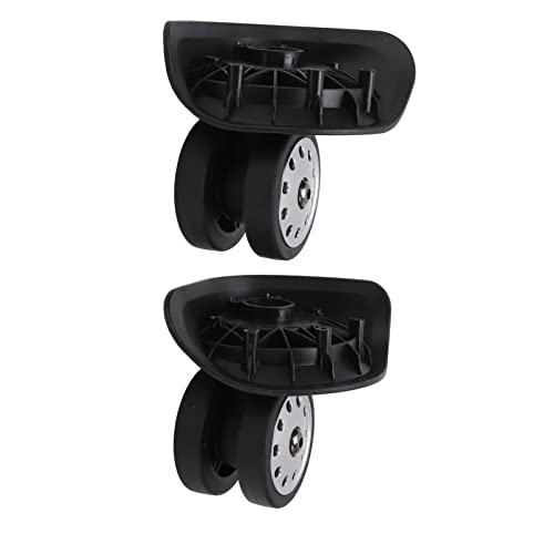1 Pair Luggage Casters A88 Porous Suitcase Wheel Suitcase Luggage Replacement Casters for Travel Bags Large Size(Black)4