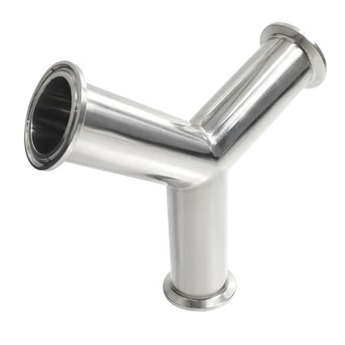 Tri Clamp Equal 3 Ways Y 304 Stainless Steel Ferrule Pipe Fitting 63mm - 4
