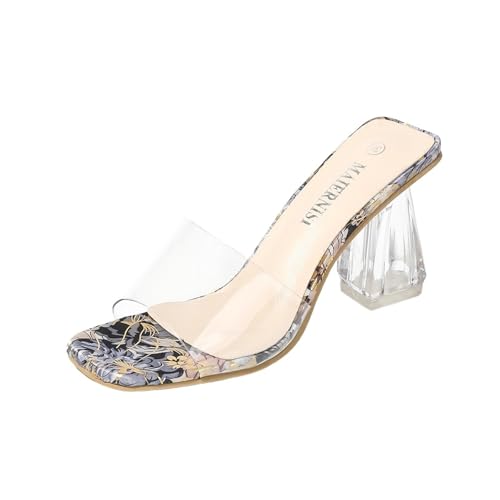 Transparent High Heels Transparent Open
