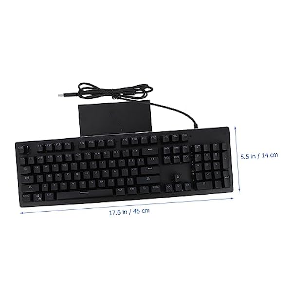 UKCOCO Backlit Toetsenbord Licht USB Toetsenbord Mechanisch Toetsenbord Backlight Toetsenbord Rgb Toetsenbord Elektronisch Toetsenbord Backlit Gaming Toetsenbord Bedrade Computer