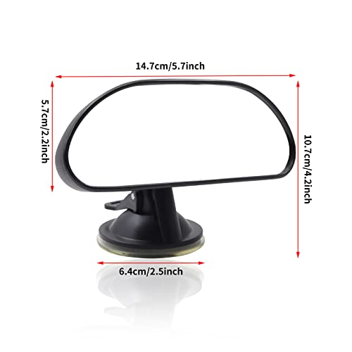 Image of Car Interior Rearview Baby Mirror, Universal Wide Angle Convex Mirrors (C)