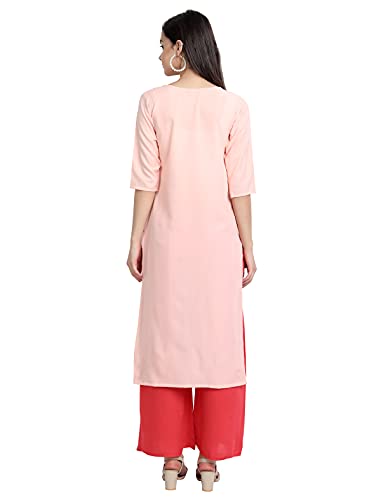 Image of Women's Crepe Regular Kurta