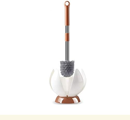Toilet Brush and Holder Floor Standing Cleaning Automatic Opening and Closing Bathroom Tools image 2