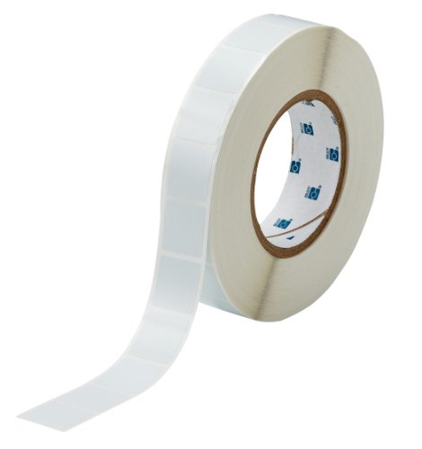 Brady THT-179-492-3 1" Width x 1" Height, B-492 Polyester, Matte Finish White Freezerbondz Thermal Transfer Printer Label (3000 per Roll) image 2