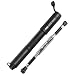 Pro Bike Tool Bike Pump with Gauge Fits Presta and Schrader - Accurate Inflation - Mini Bicycle Tire Pump for Road, Mountain and BMX Bikes, High Pressure 100 PSI, Includes Mount Kit. (MATT Black)