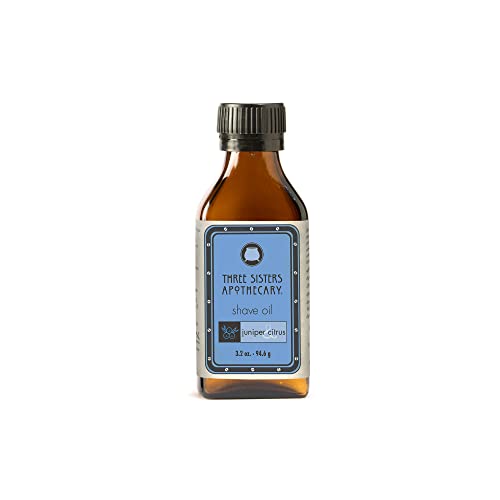 Three Sisters Apothecary 3.2 oz. Shave Oil (Juniper and Citrus)