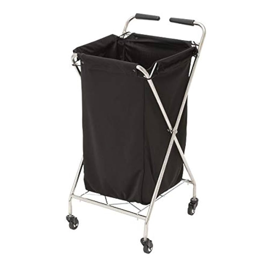 Amazon｜ランドリー ワゴン ブラック 幅40×奥行49×高さ85cm