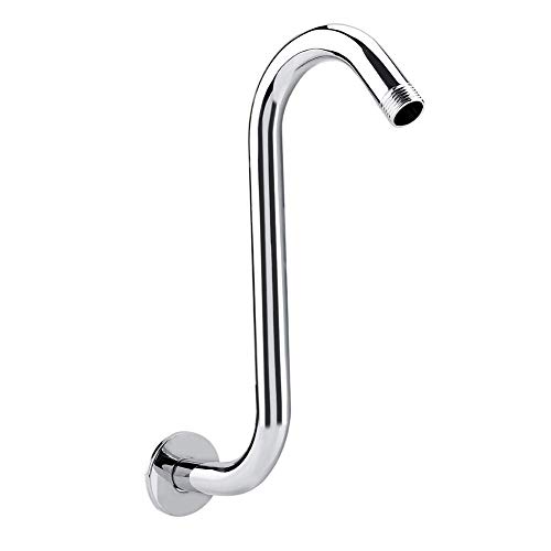 S a forma di braccio doccia - 201 inossidabile di alta Doccia aumento S-curve braccio doccia Aumenta la testa di acquazzone da 8 pollici for accessori da bagno