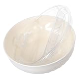 LIFKOME Doppelschichtige Obstschale Schale für Obstreiniger Snack-Tabletts Obstkorb Wohnkultur Obstschale für die Küche Hauszubehör Pistazienschale Snackhalter wie Beige