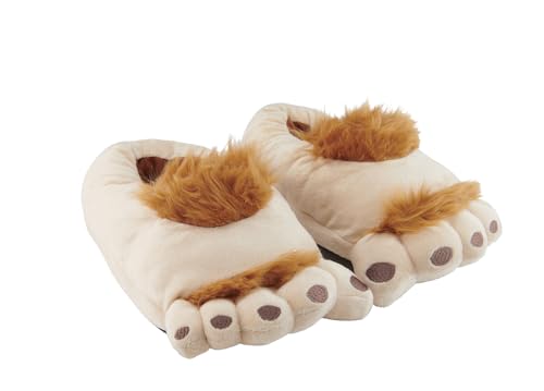Slip in peluche 3D a mezza stagione: le pantofole pelose dal divertente design a mezze anelli sono comode per la casa. Le bambole convincono visivamente grazie alla loro fedeltà ai peli originali e al materiale morbido. Queste fantastiche pantofole non possono mancare in nessuna collezione di veri fan fantasy.