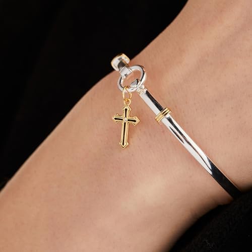 Alex and Ani Cross Clip Bangle3