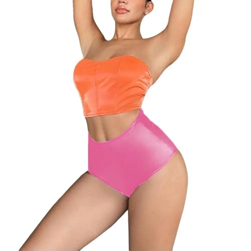 Short de yoga en cuir PU mat femme - Short triangulaire extérieur personnalisable