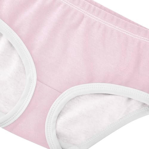 Joisal Cotton Toddlers Underwear Floral Pastel Pink Panties for Girl Flower Briefs Underpants 2t4