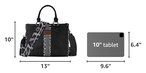 Image of Wrangler Women's Leopard Print Woven Shoulder Purse