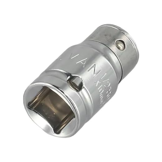 Chrome Vanadium Steel Ratchet Socket Adapter Set Hex Bit Holder Converter for 1/2 Inch Drive High Torque Impact Ready Silver Finish Tool Accessory